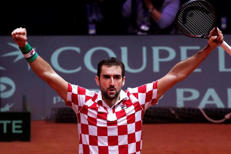 ¿Vengarán al fútbol? Croacia se puso 2-0 sobre Francia en la Final de la Copa Davis