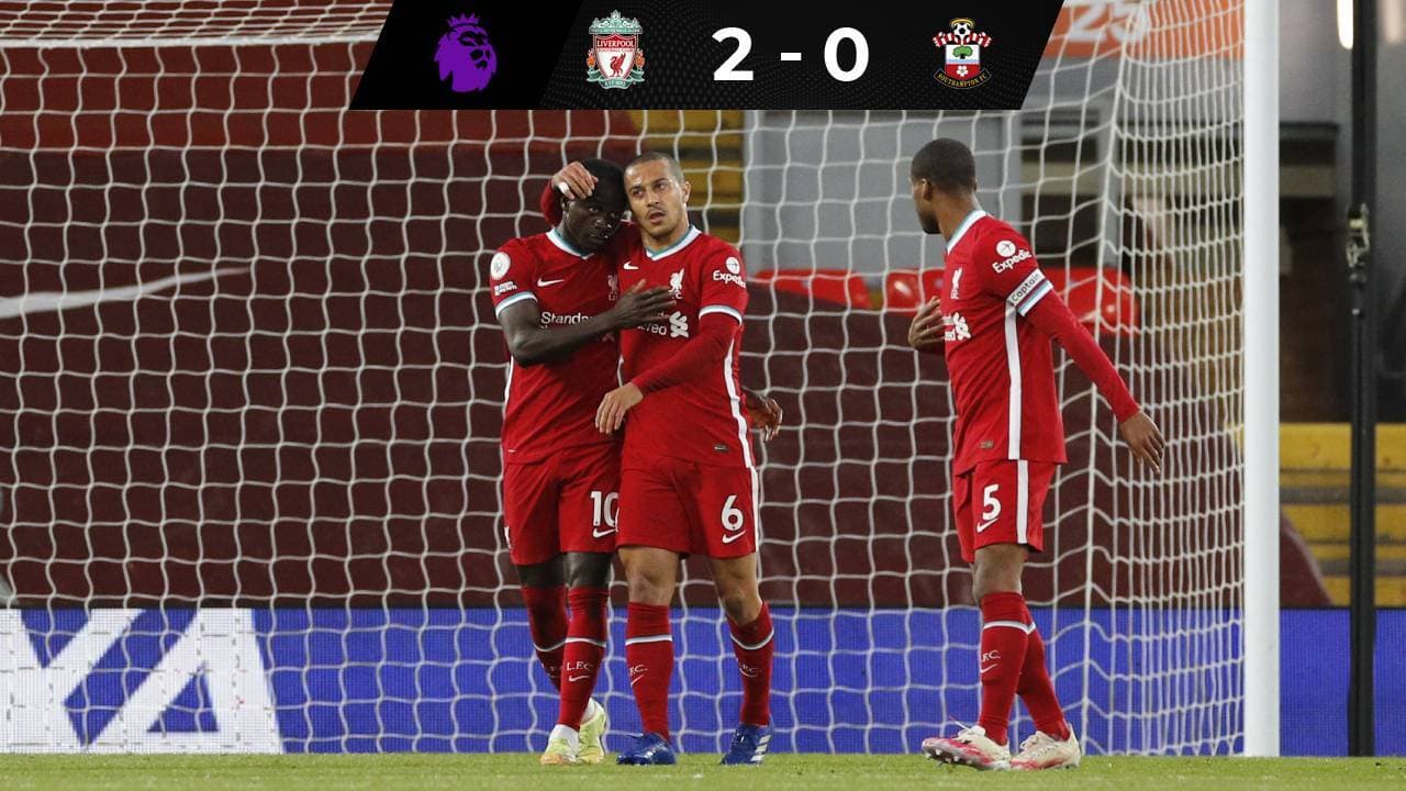 Europa a la vista: Liverpool vence a Southampton y ya es sexto de la Premier