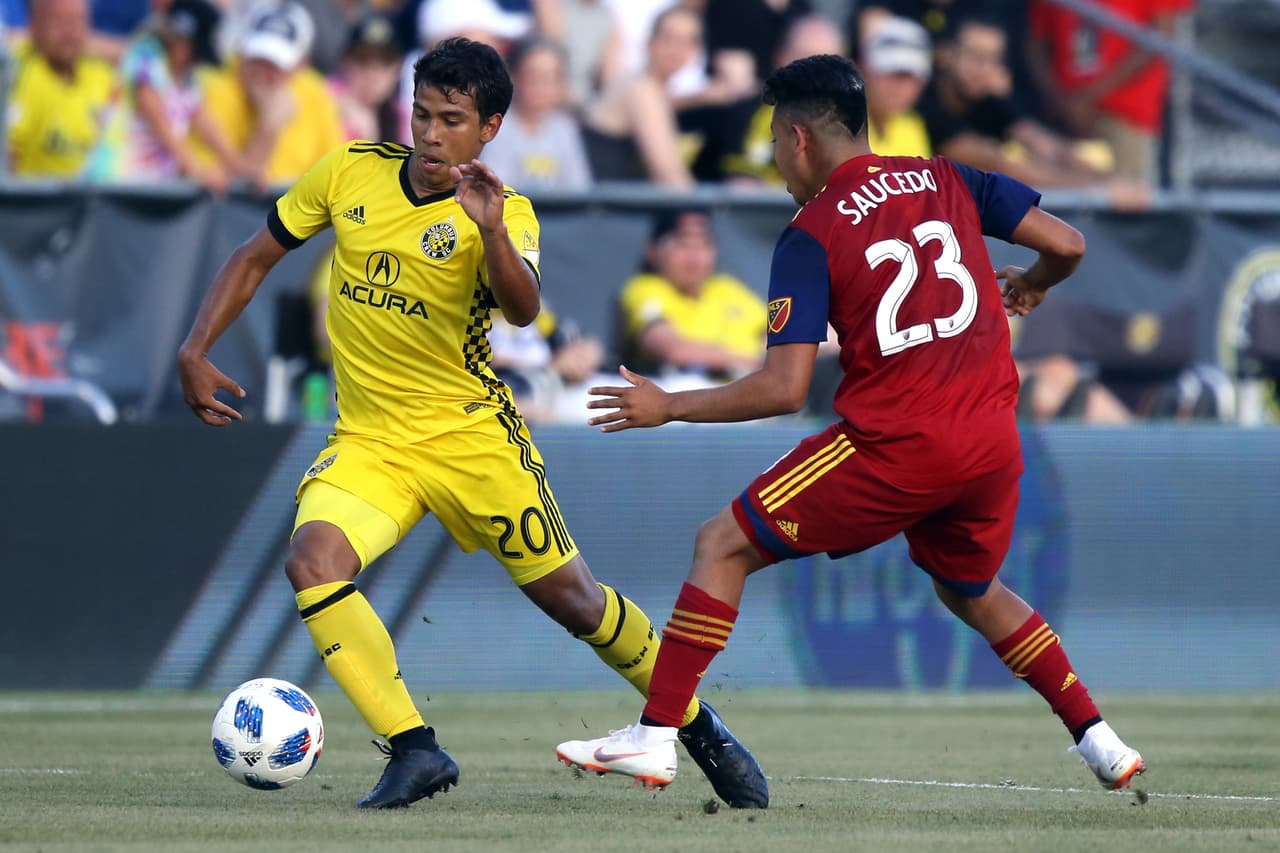 El volante Eduardo Sosa se apuntó el segundo tanto del Columbus Crew, por lo cual el joven venezolano resulta clave en la victoria ante Real Salt Lake.