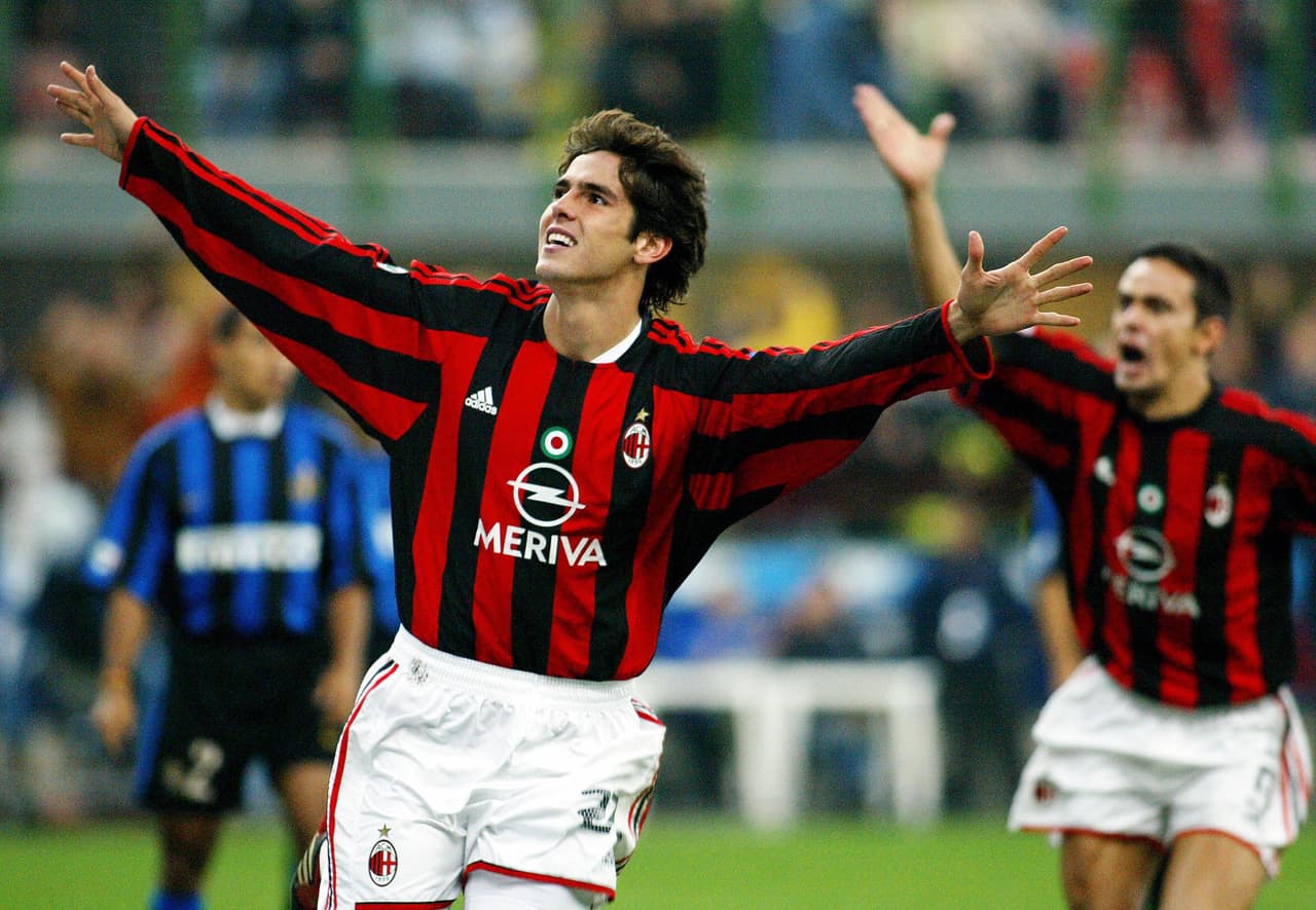 Kaká llegó a Milán en 2003 y en ese equipo vivió el momento más brillante de su carrera.