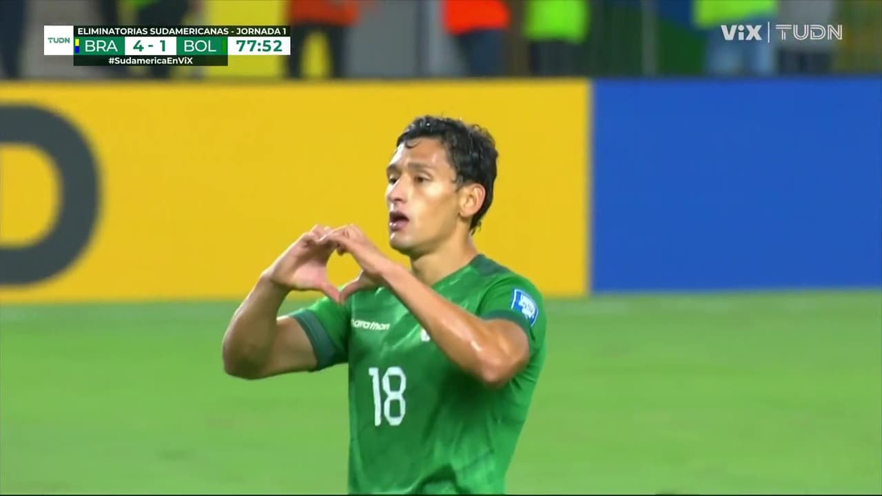 ¡Gool de Bolivia! Ábrego la firma para el 4-1