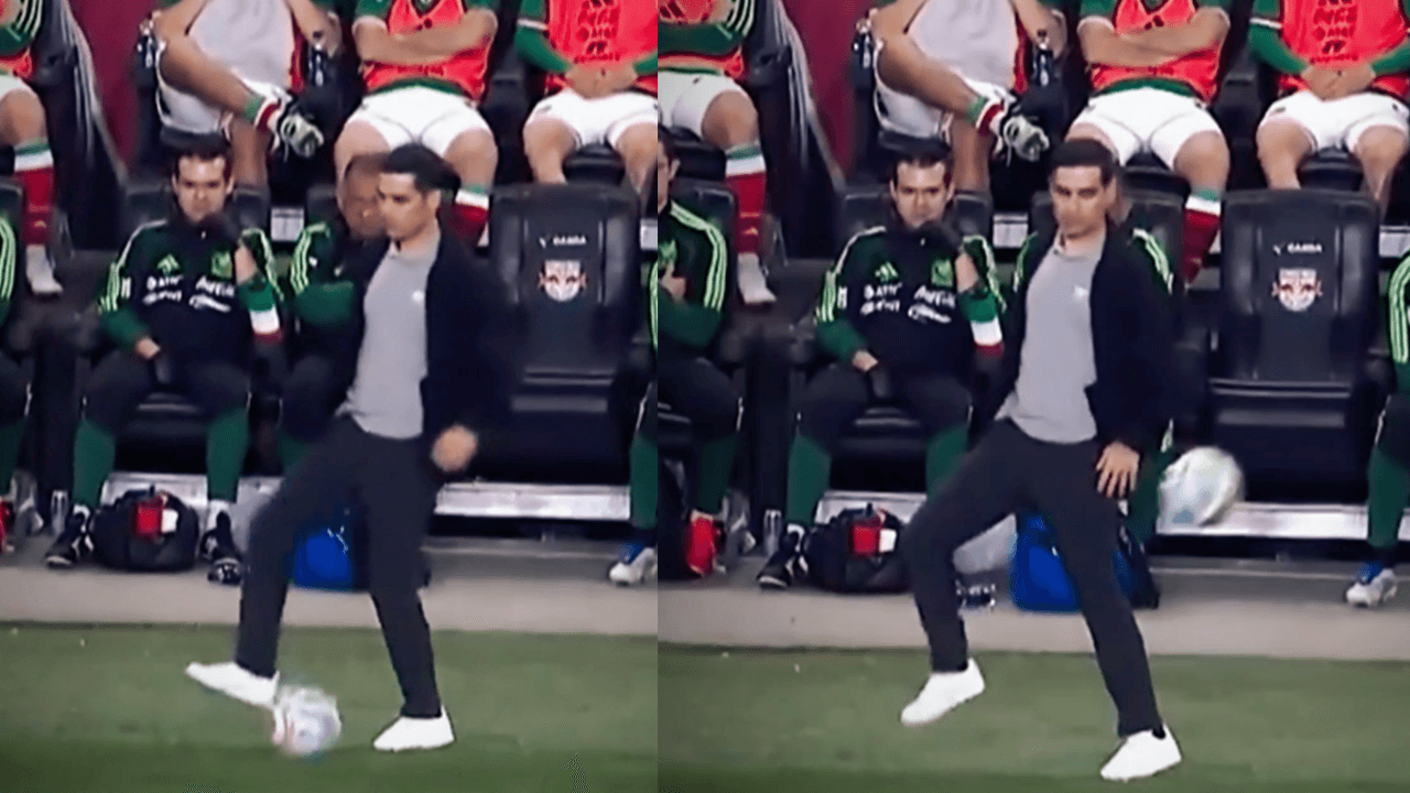 ¡Rafael Márquez saca la magia en el área técnica del Tri!