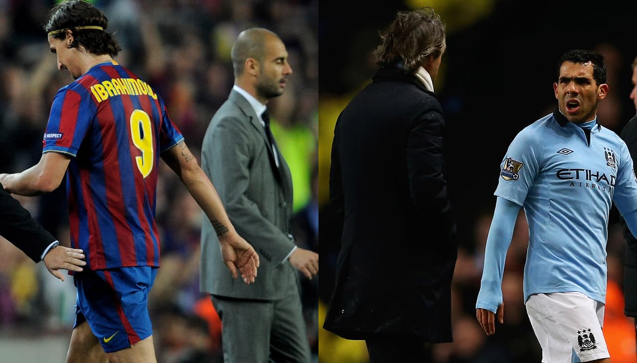 Casos en los que los jugadores y sus directores técnicos tuvieron una evidente mala relación, al punto que se hizo público y que tuvieron choques verbales tras eso.