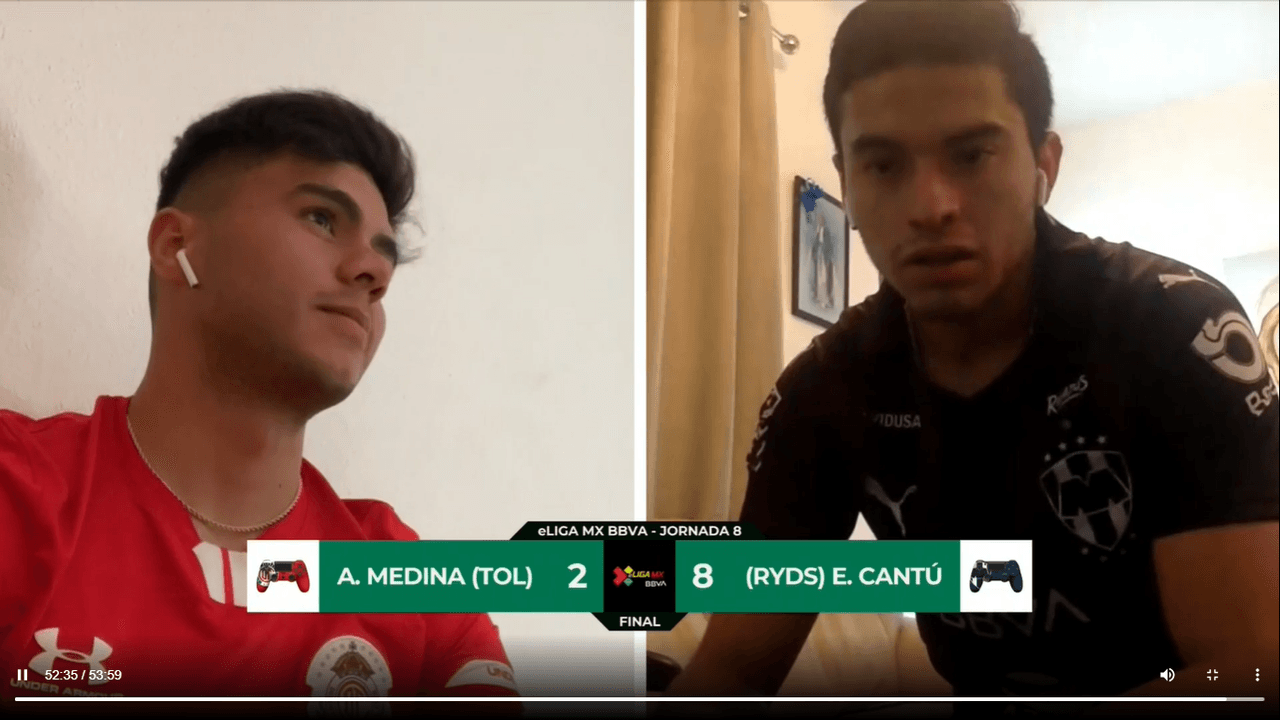 Alan Medina de Toluca, no pudo contener la goliza que le propinó Cantú por parte de Monterrey. Los goles corrieron por parte de Maxi Meza (2), Funes Mori (3), Dorlan Pavón (2) y Gallardo.