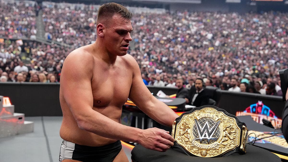 3- Gunther (WWE); fue noveno en el ranking del 2024.