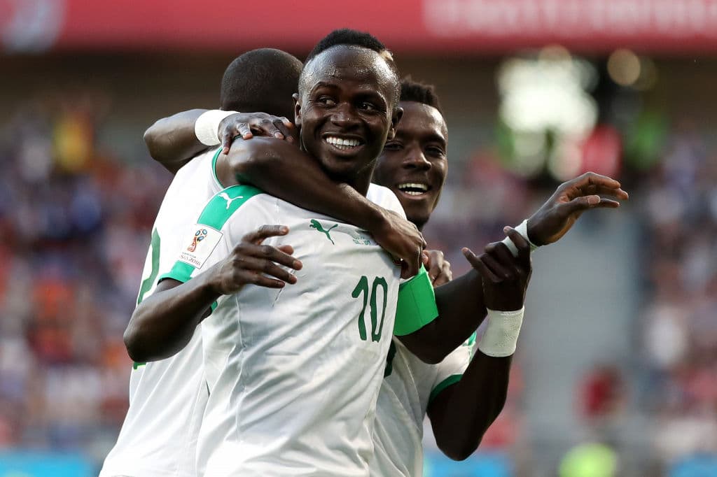 Mané es la gran figura de Senegal y confirmó su estelaridad con un gol en pleno Mundial.