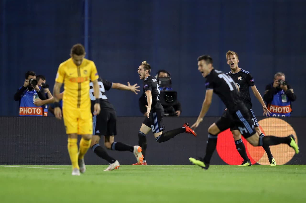 Sin embargo, no todo comenzó bien para el equipo helvético. Su rival, y local, Dínamo de Zagreb, se adelantó a los 7 minutos por conducto de Izet Hajrovic para poner el global 2-1 a su favor.