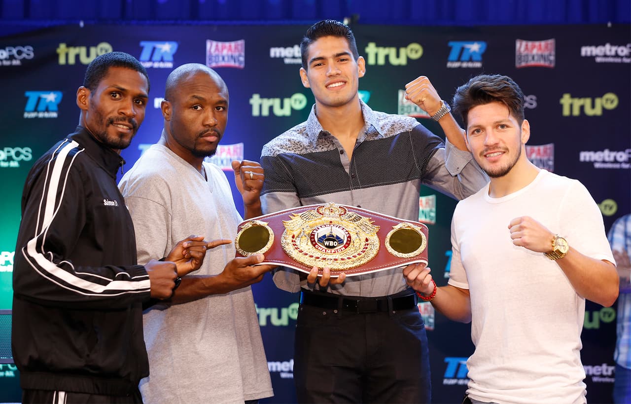 Gilberto 'Zurdo' Ramírez, Derek Edwards, Diego Magdaleno y José 'Chelo' González dieron la última conferencia de prensa en Hidalgo, Texas.