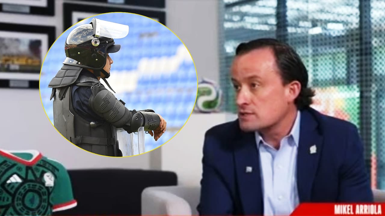 Mikel Arriola toca un tema sensible, ¿será un Mundial seguro?