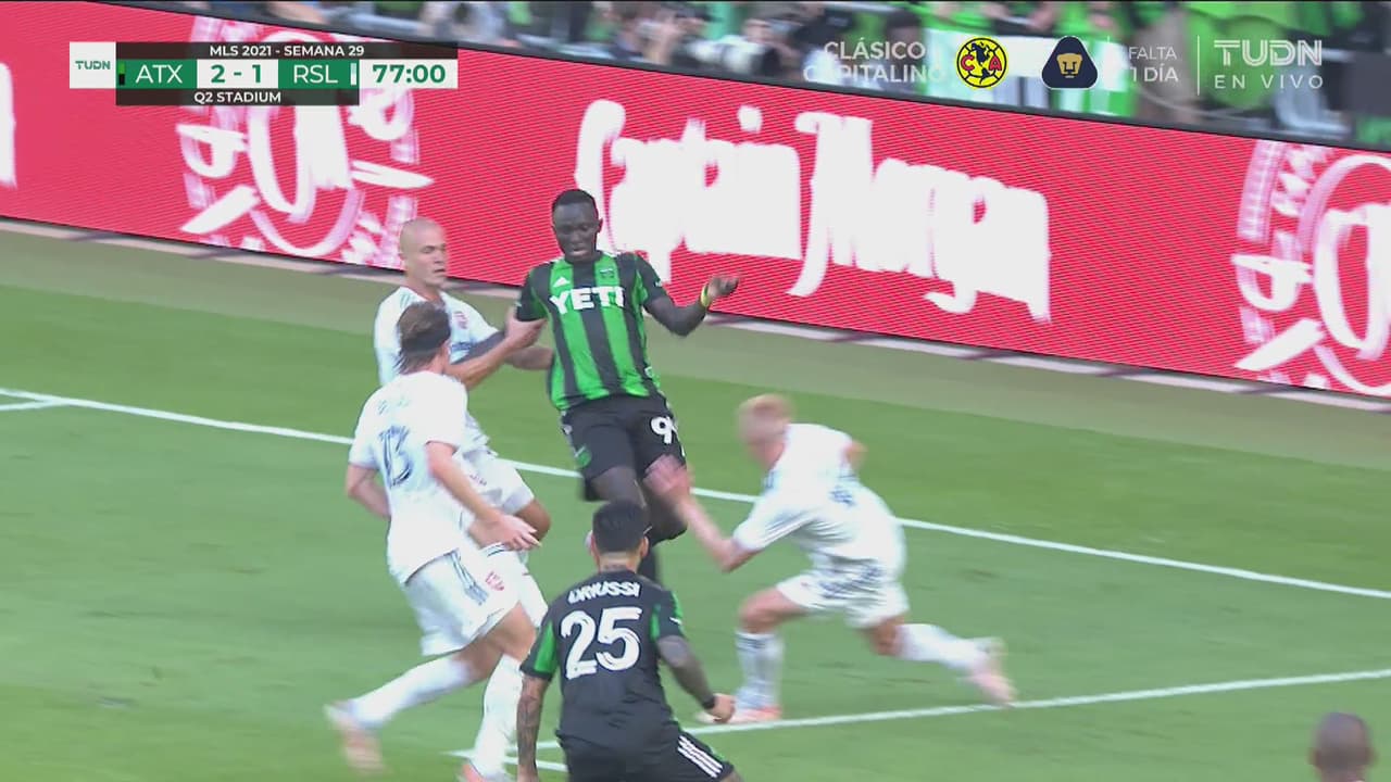 ¿Era falta? Con asistencia del VAR no se marca un penal para Austin FC