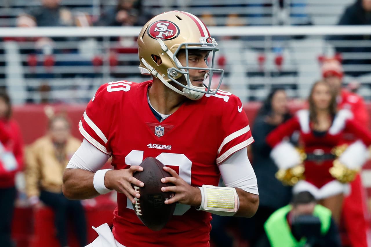 Jimmy Garoppolo tuvo una gran presentación con los San Francisco 49ers.