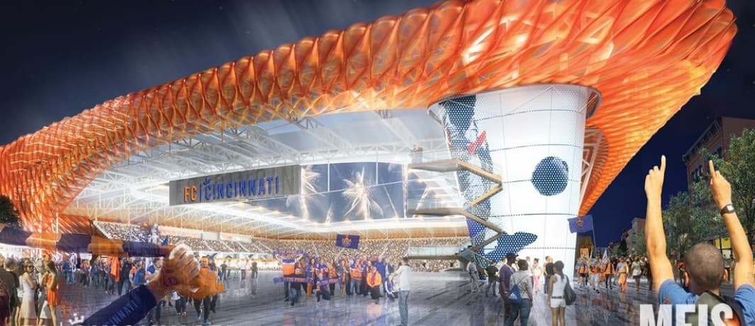 FC Cincinnati revela diseños para su nuevo estadio, inspirado por el Allianz Arena de Bayern Munich