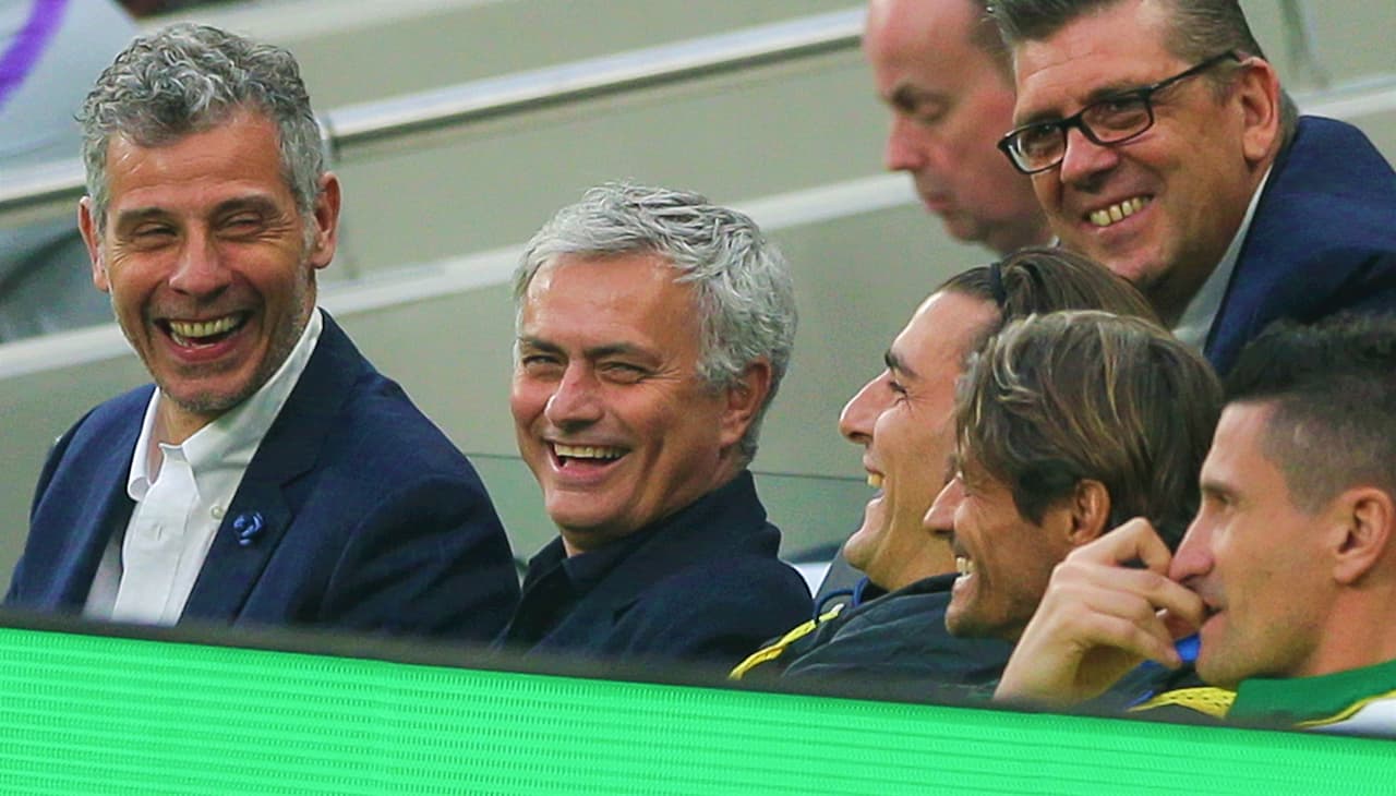 José Mourinho volvió al Inter de Milán en estreno del estadio del Tottenham