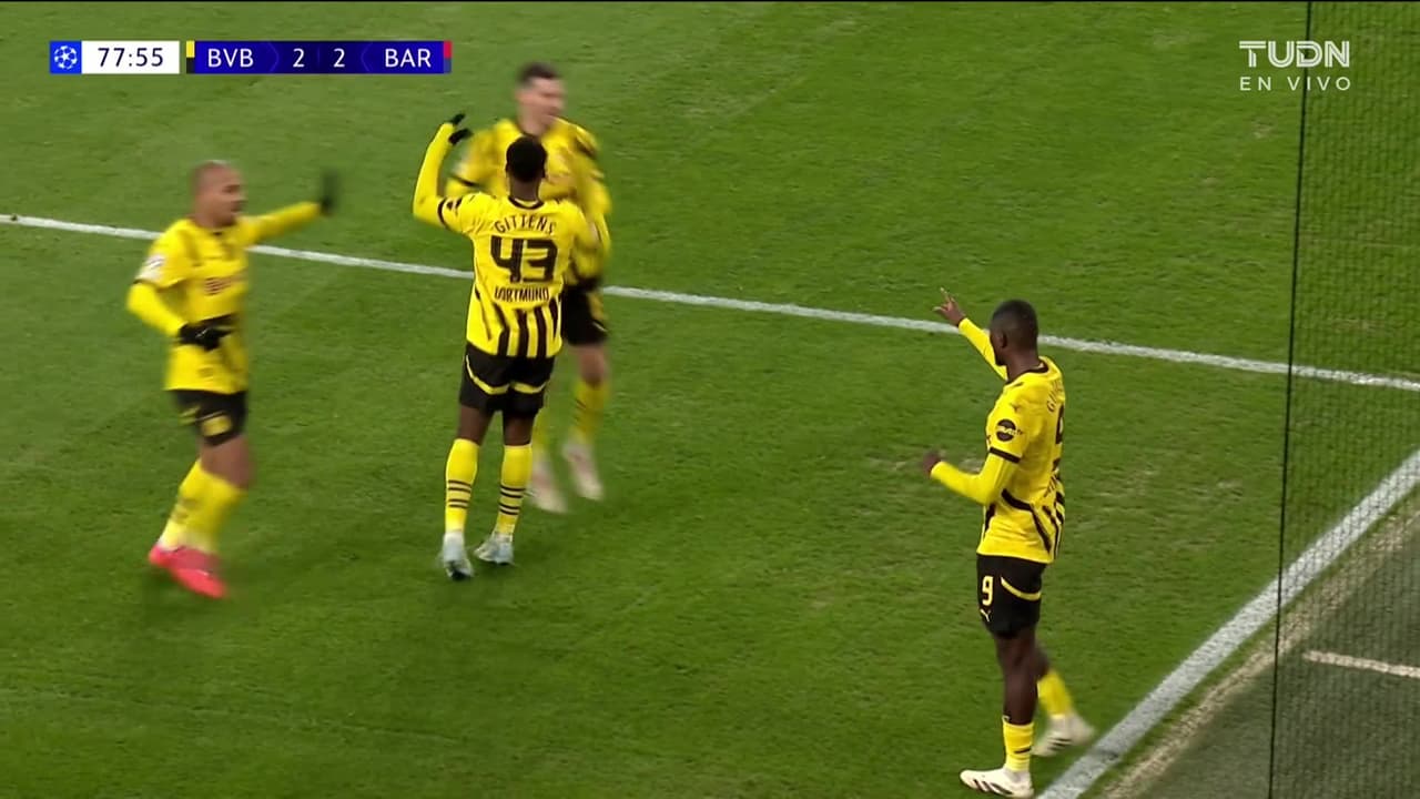 ¡Gol del Dormund! Guirassy tiene el arco abierto y empata el partido