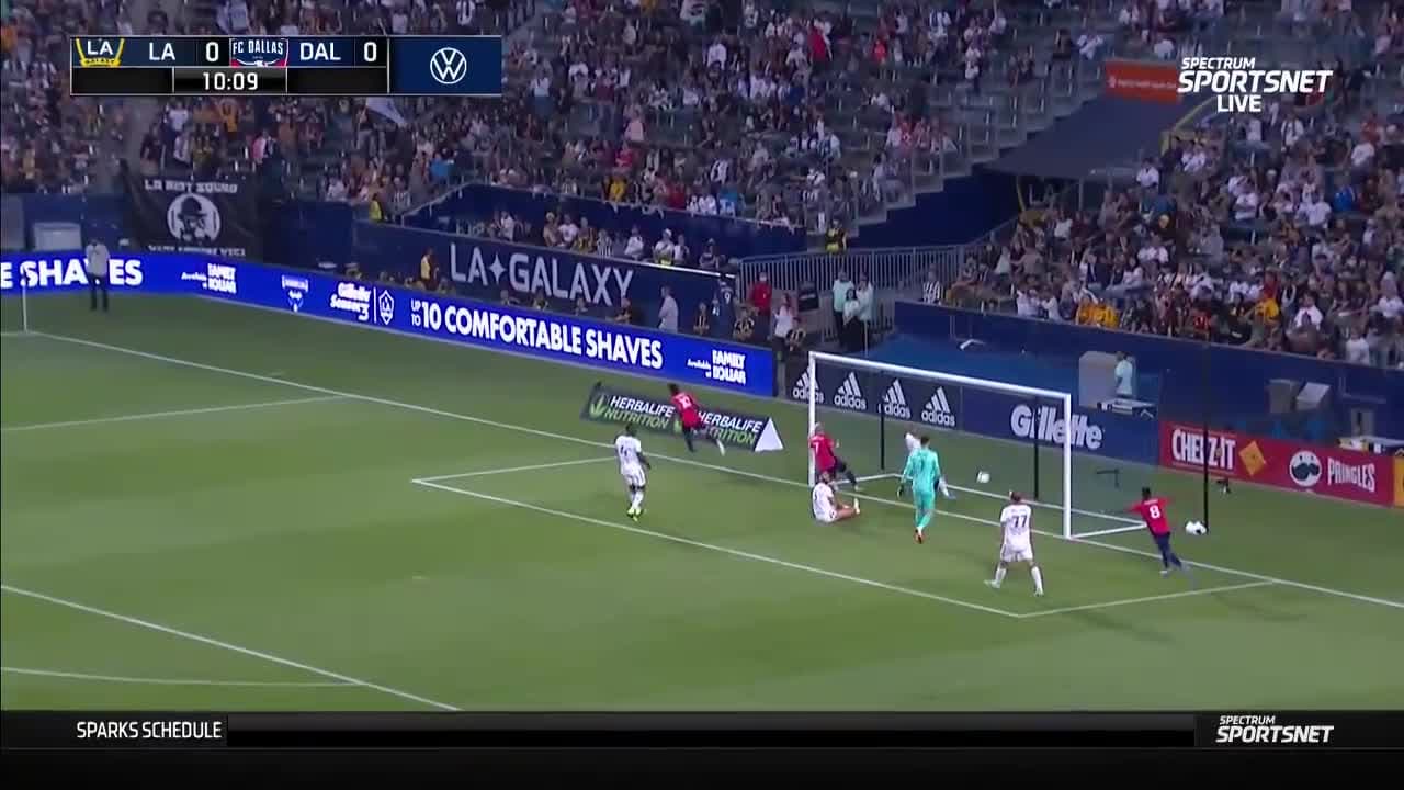 Jesús Ferreira sigue encendido y marca el primero para Dallas ante el LA Galaxy