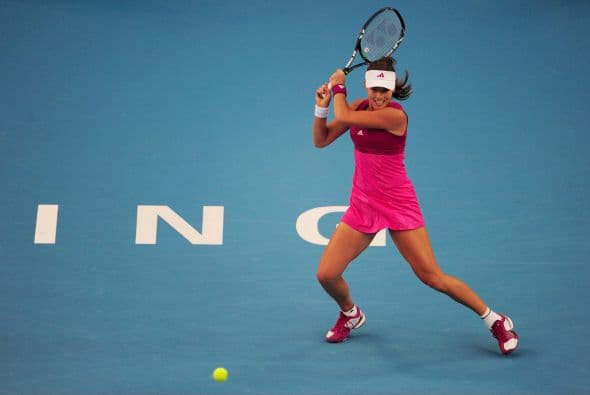 La ex número uno, la serbia Ana Ivanovic, no pudo superar a Wozniacki.