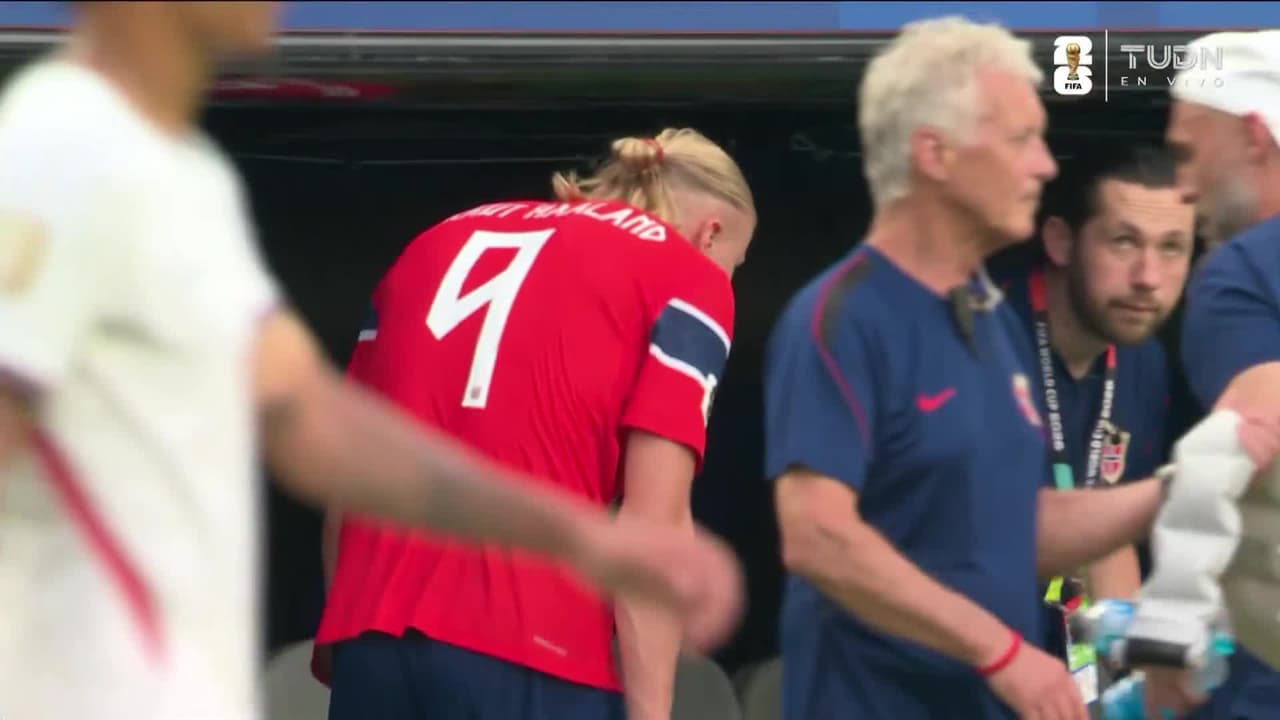 Se rompen los corazones: Haaland sale del juego y nadie entiende por qué