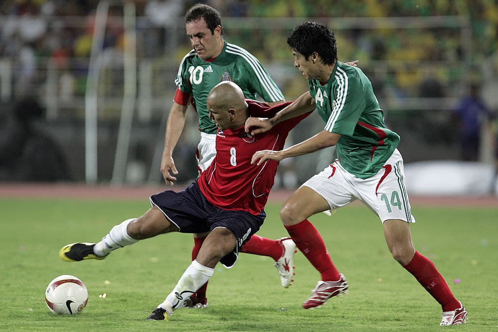 Su último duelo de la Selección Mexicana en la primera fase fue ante Chile y el marcador fue de empate sin goles ante un conjunto en el que destacaba Humberto 'Chupete' Suazo.