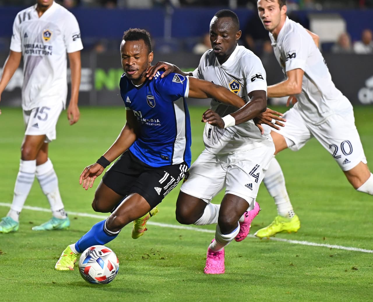 Jeremy Ebobisse marcó uno de los tantos del equipo visitante.
<br>