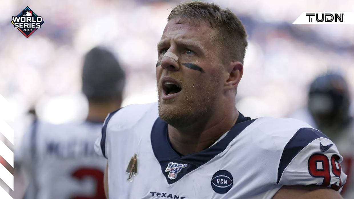JJ Watt sorprendido con la actuación de José Urquidy en la Serie Mundial