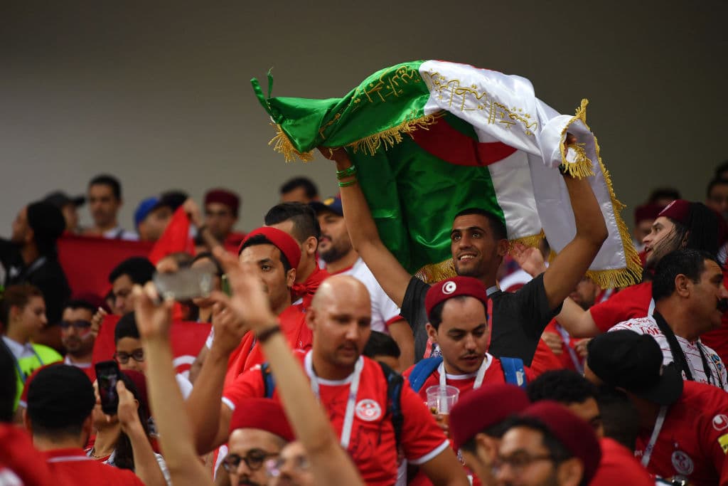 Aficionados tanto tunecinos como ingleses acudiendo al llamado de sus selecciones en el debut mundialista para ambas. No cabe duda que estaban empezando a pasarla muy bien en Volgograd.