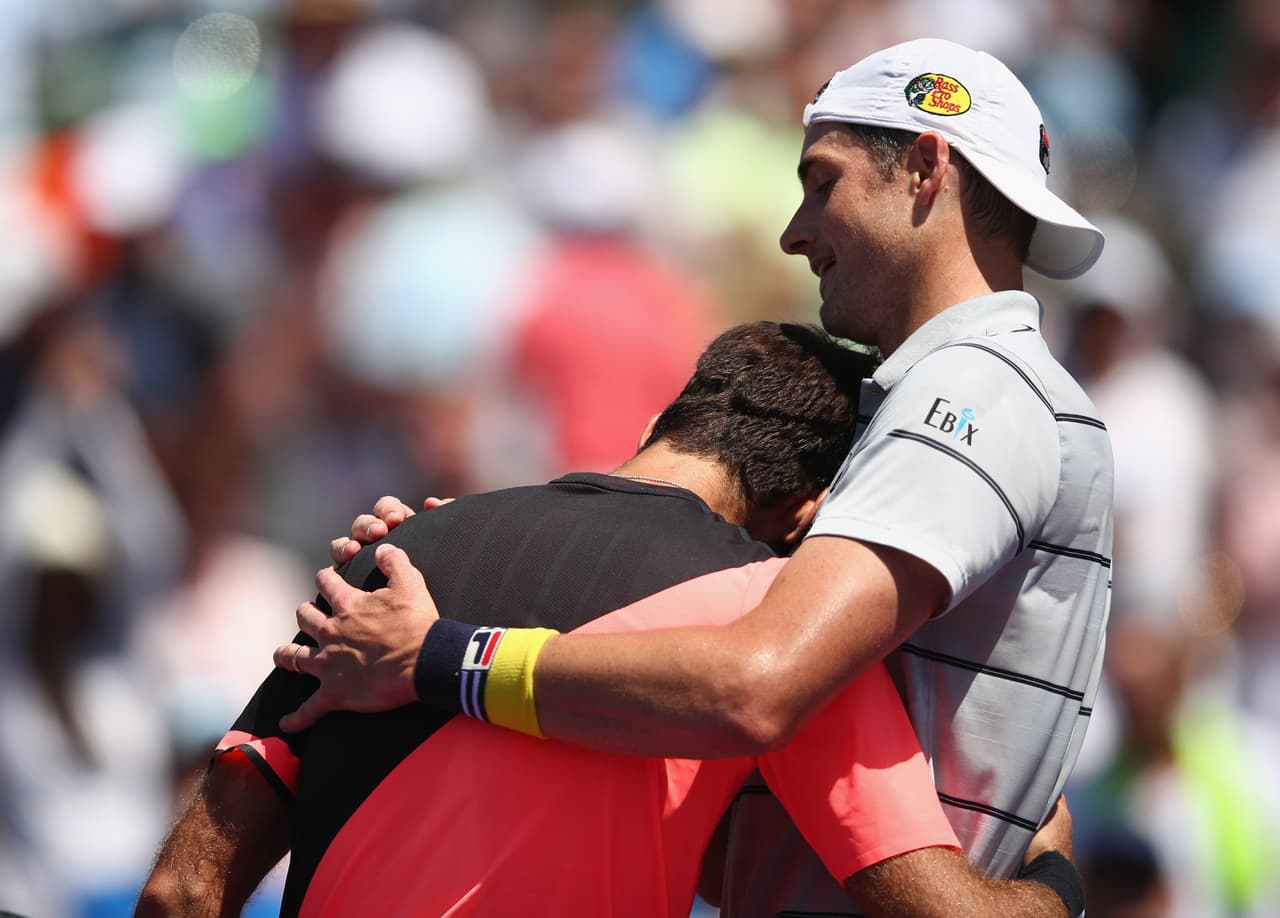 Al final, el argentino reconoció al norteamericano por el gran torneo que ha dado eliminando a tenistas como Chung y Cilic.