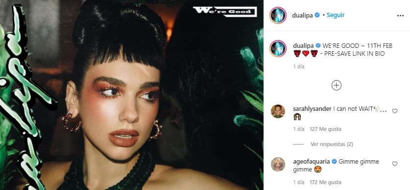 Los comentarios alentadores sobre el nuevo tema no se hicieron esperar.