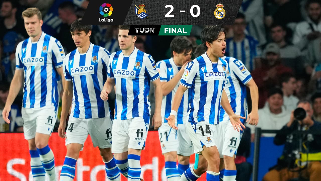 Real Sociedad enfila al Barcelona al título de LaLiga tras vencer a Real Madrid