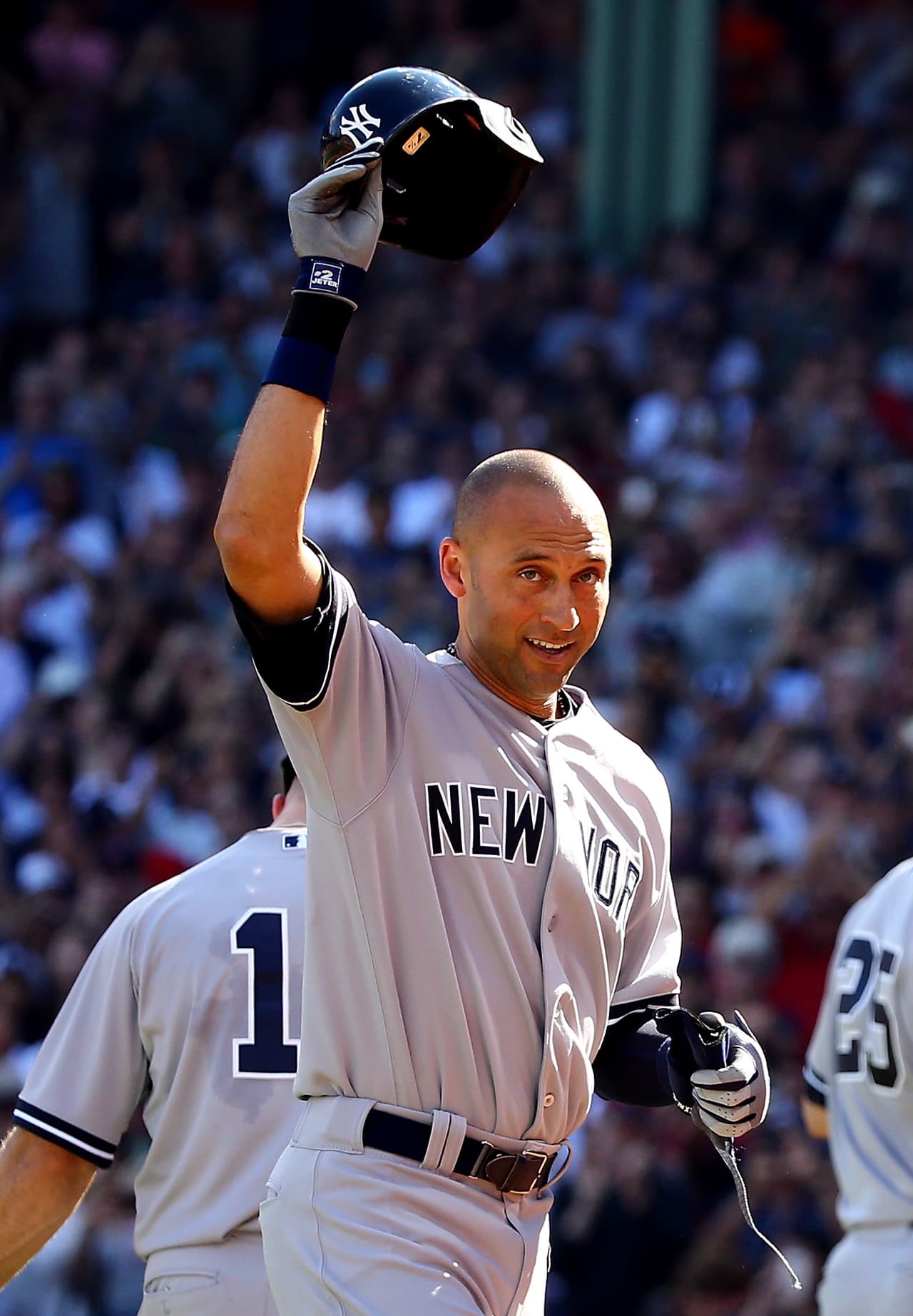 Derek Jeter jugó su último partido como profesional el 28 de septiembre de 2014 en Fenway Park.