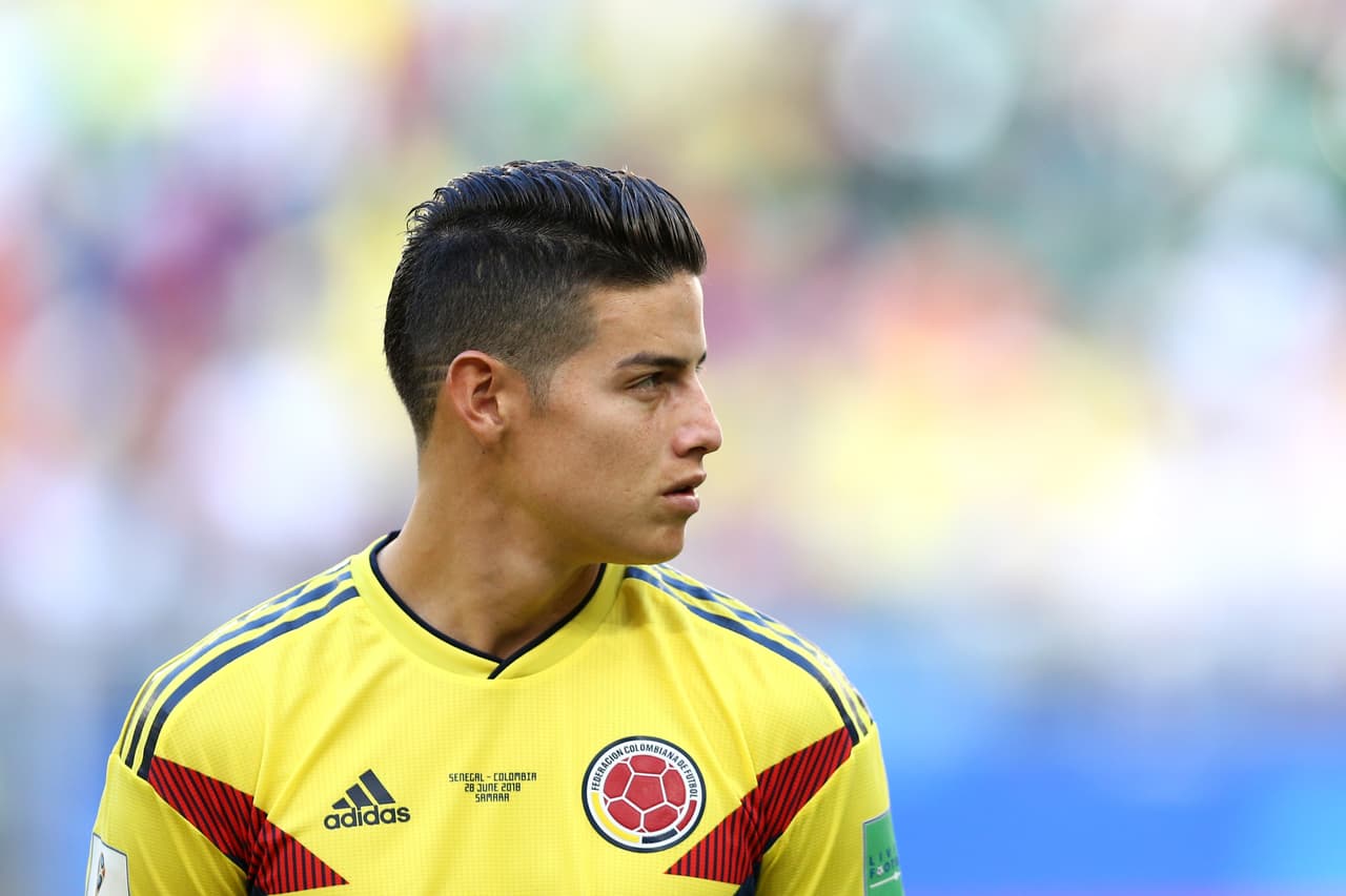 James Rodríguez, estrella de Colombia, ha sido puesto en Inglaterra bajo el radar del Arsenal y Chelsea.