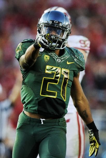 5. LaMichael James - Oregon - Edad 22 años - Estatura 1.75 m (5'9") - Peso 88 kg (195 lb)