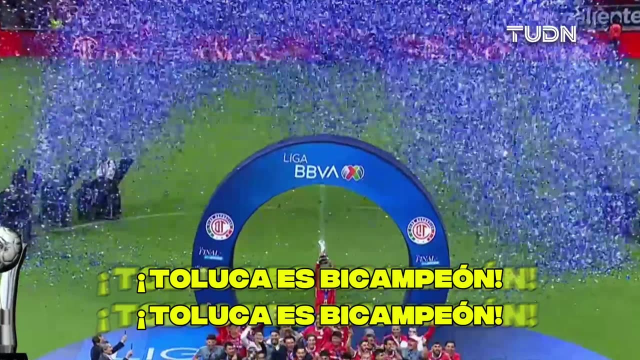 ¡Toluca es Bicampeón de la Liga MX! Los Diablos vencen a Tigres