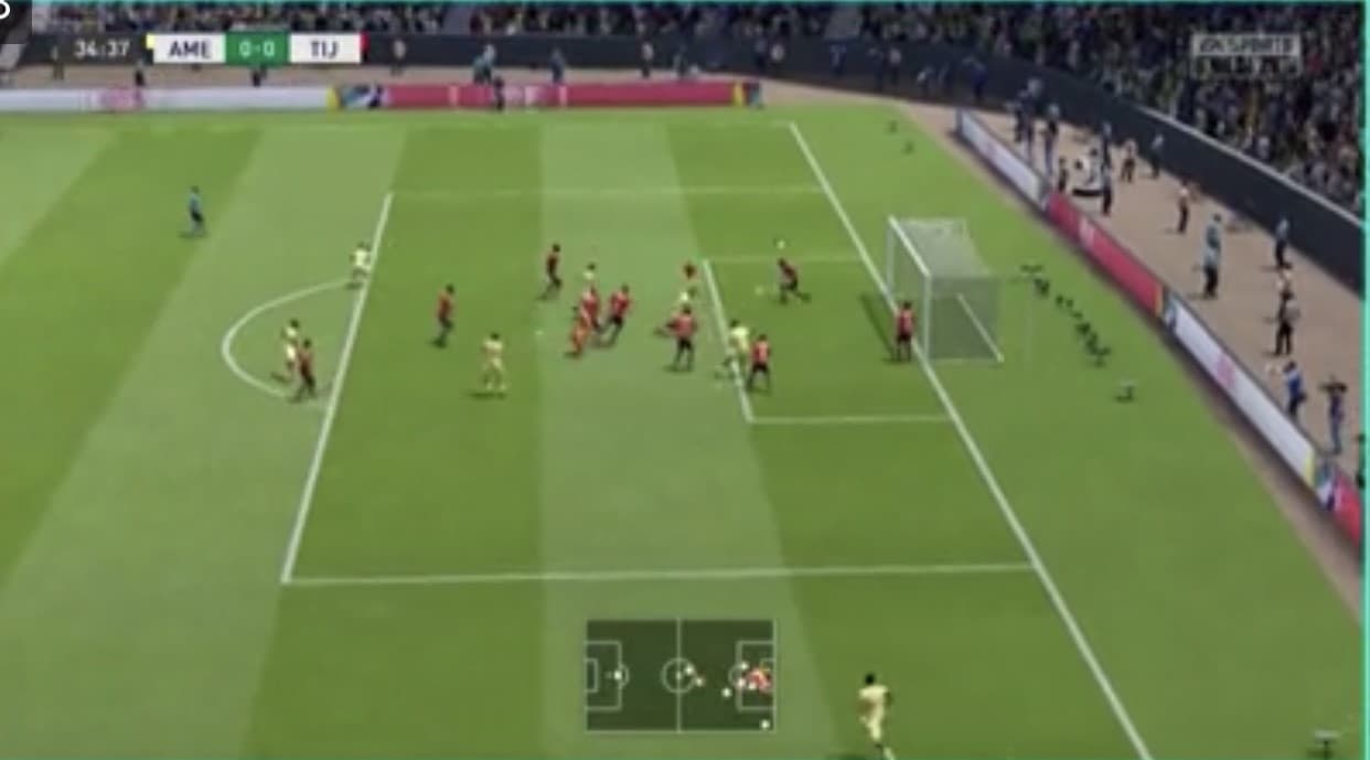 Santiago Cáseres cae en su debut de la eLiga MX frente a Miguel Barbieri, el americanista no encntó su juego y cayó 3-1 frente al xolaje.