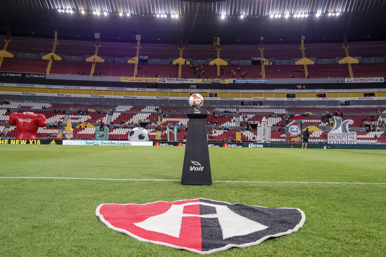 Esta fue una perspectiva del estadio Jalisco previo al silbatazo inicial entre Rojinegros e Hidalguenses.