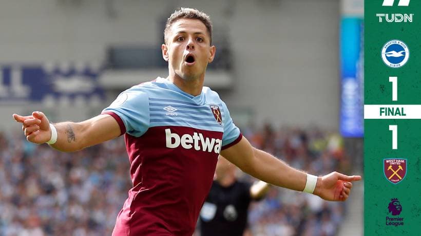 'Chicharito' se estrena en la temporada y da empate al West Ham