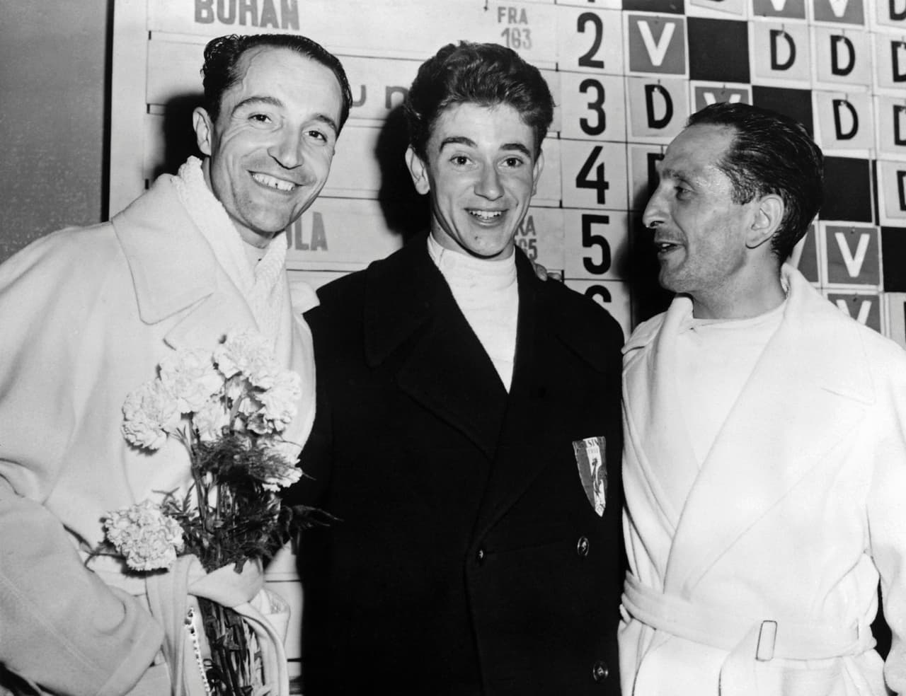 7. Edoardo Mangiarotti (Italia/esgrima) - 13 (6 oros, 5 platas, 2 bronces) / Izquierda en la foto