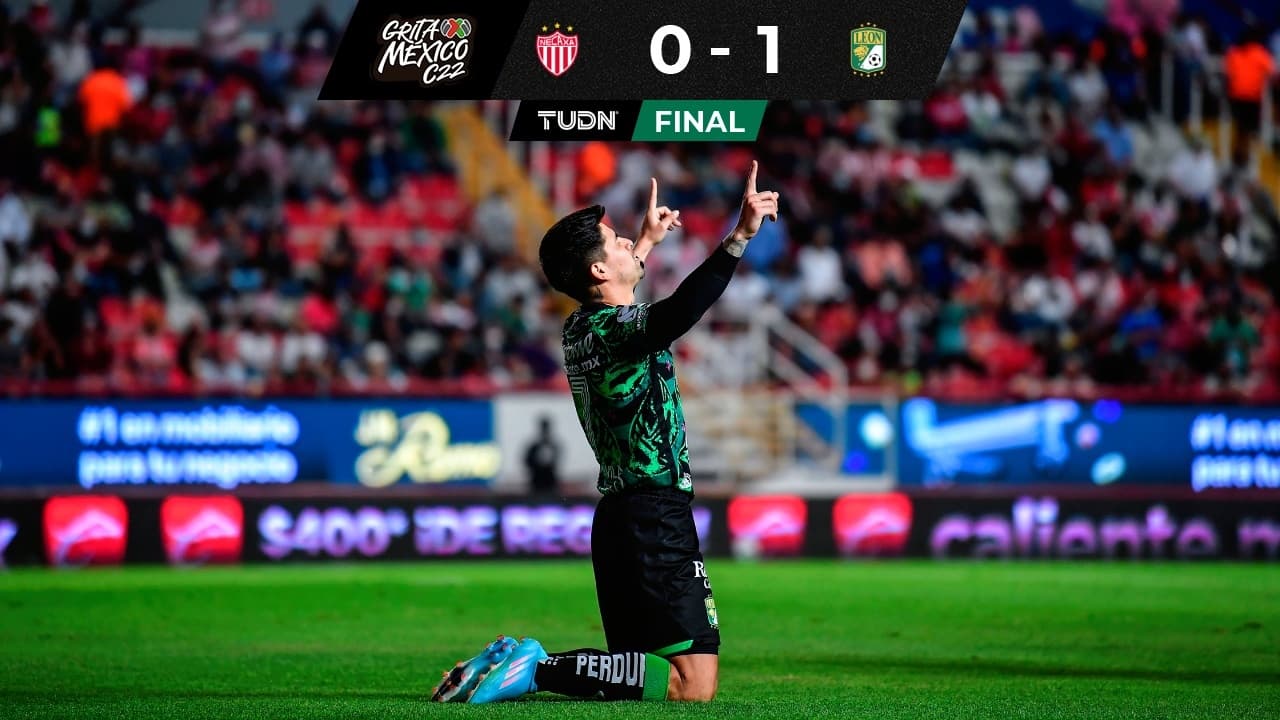 León reafirma su buen paso con victoria a domicilio ante Necaxa