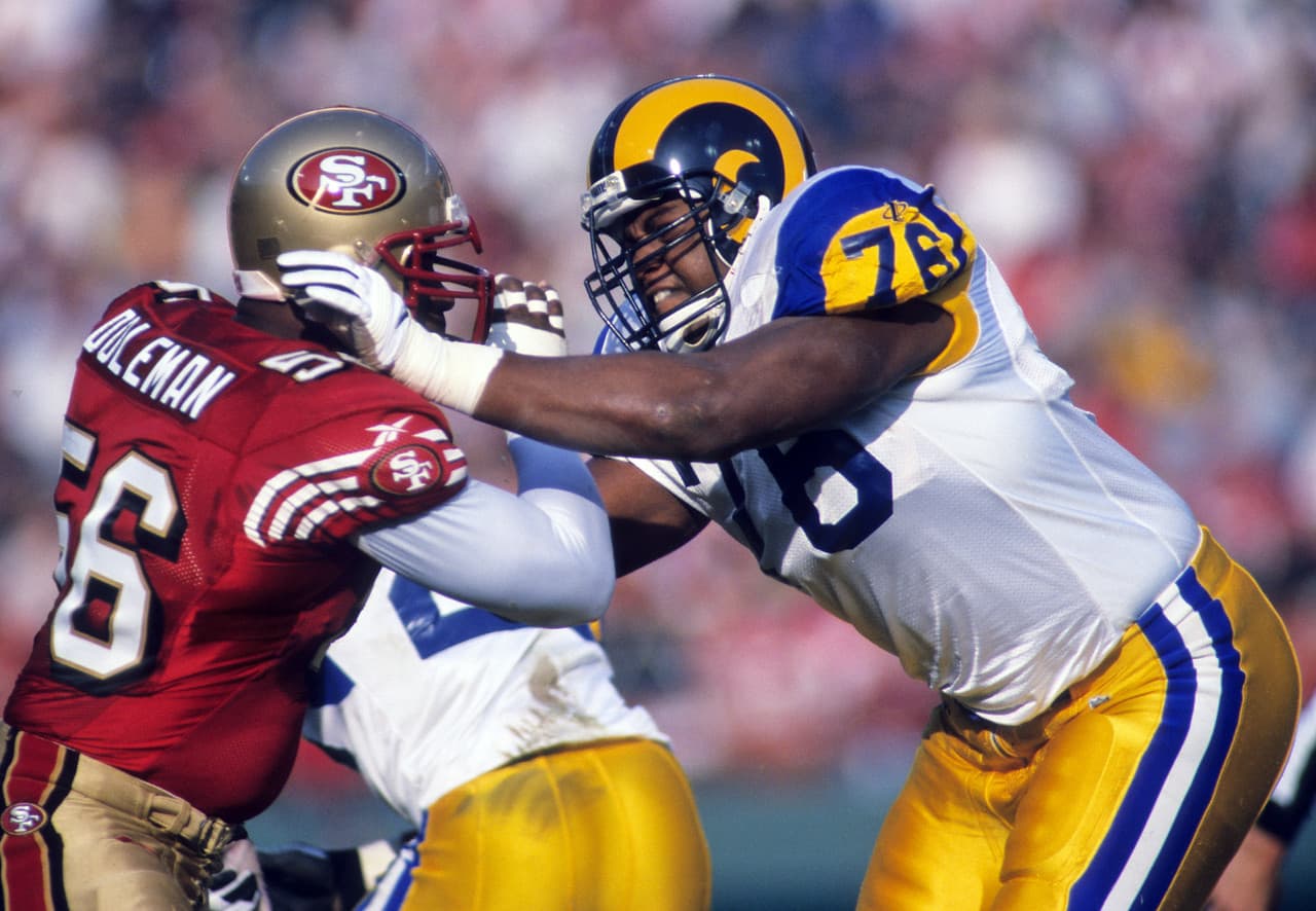 Liniero Ofensivo - Orlando Pace / Draft: 1997 / Universidad: Ohio State / Carrera en la NFL: 13 temporadas (St. Louis Rams, 1997-2008; Chicago Bears, 2009).