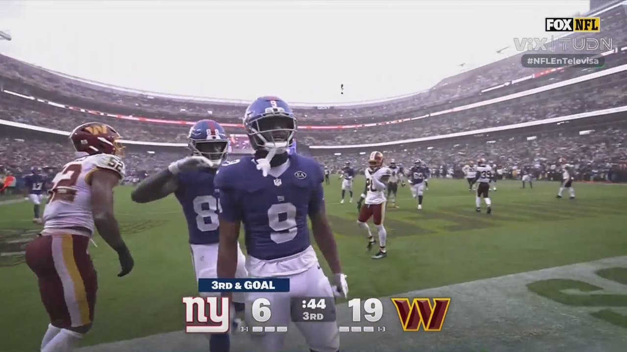 ¡Touchdown Giants! Isaiah Likely acorta distancias ante Commanders