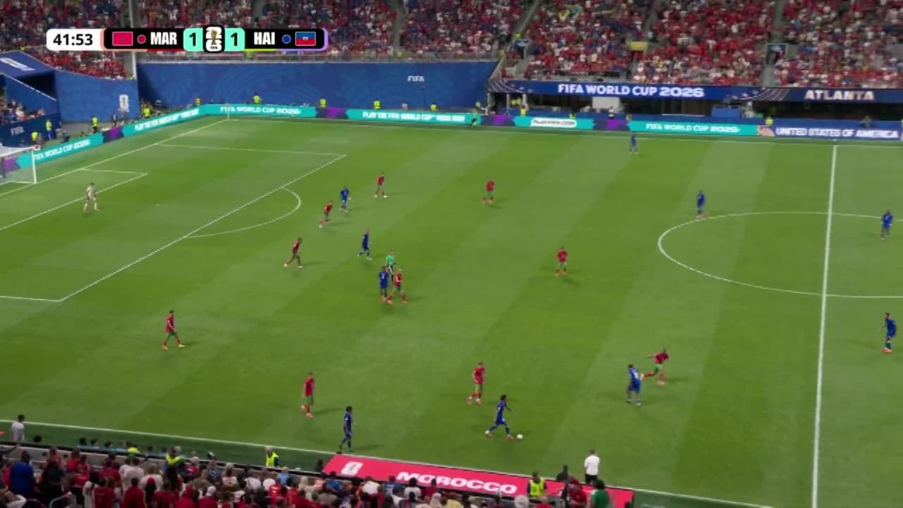 ¡GOL!  anota para Haití. Wilson Isidor