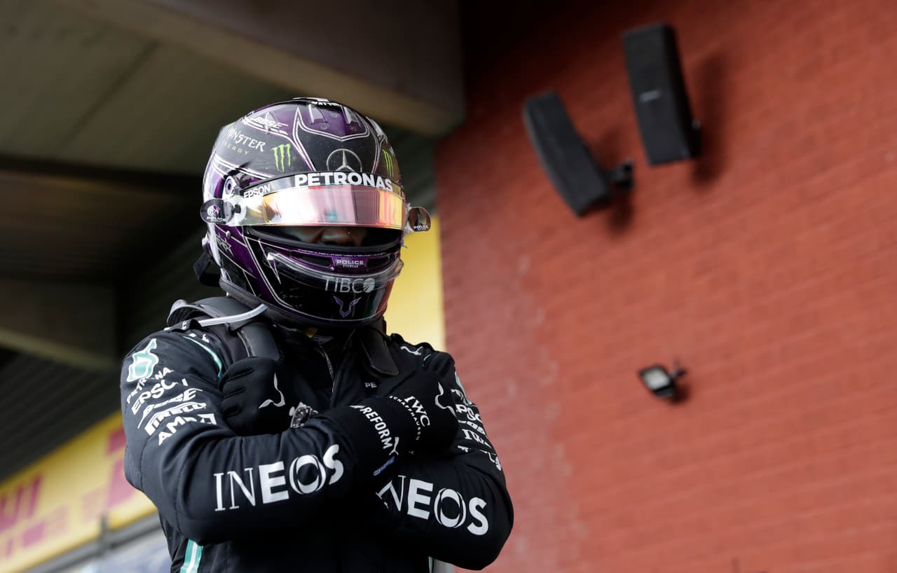 Lewis Hamilton, campeón del Gran Premio de Bélgica. Suma 89 victorias y está a dos de igualar el récord de Schumacher.