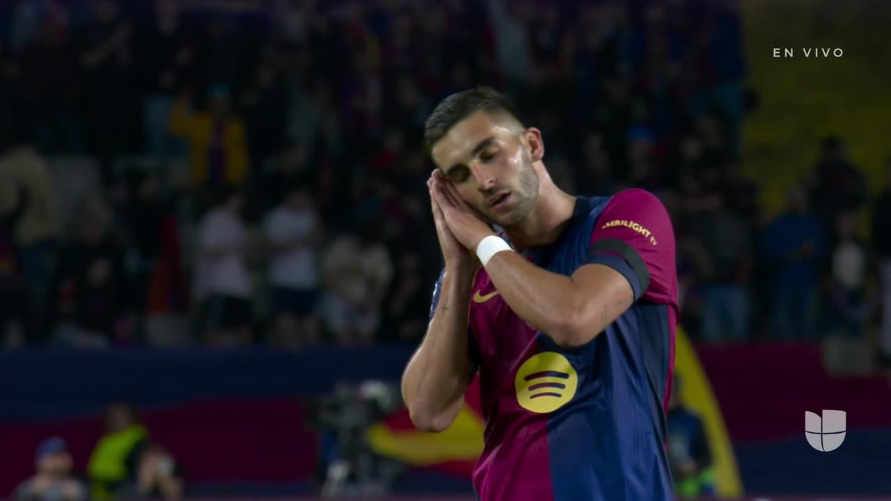 ¡Gol del Barcelona! Aparece el tiburón en el área para empatar el juego