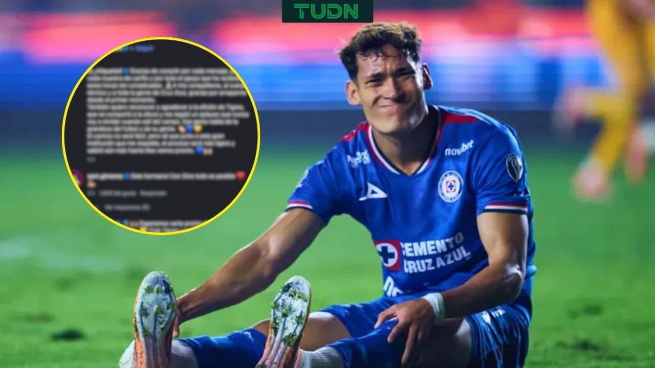 Jesús Orozco Chiquete agradece apoyo tras su fractura con Cruz Azul
