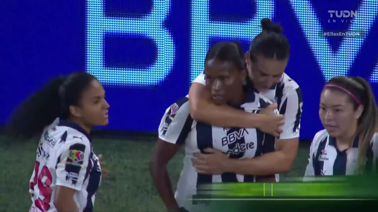 ¡Rayadas lo empata! Seoposenwe la manda al fondo de las redes