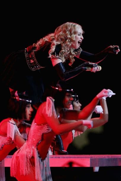 La estrella tuvo dos cambios de ropa.