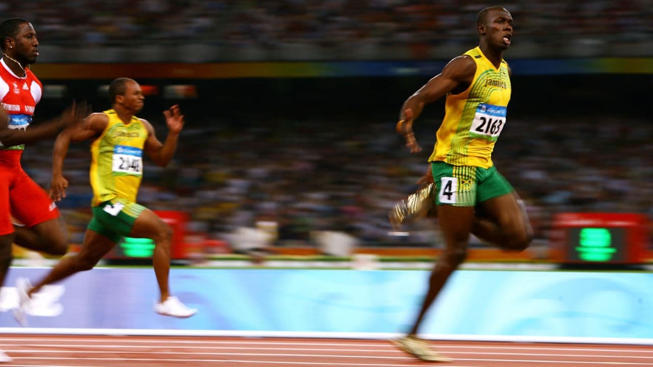 Usain Bolt posee las marcas mundiales de los 100 y 200 metros planos.
