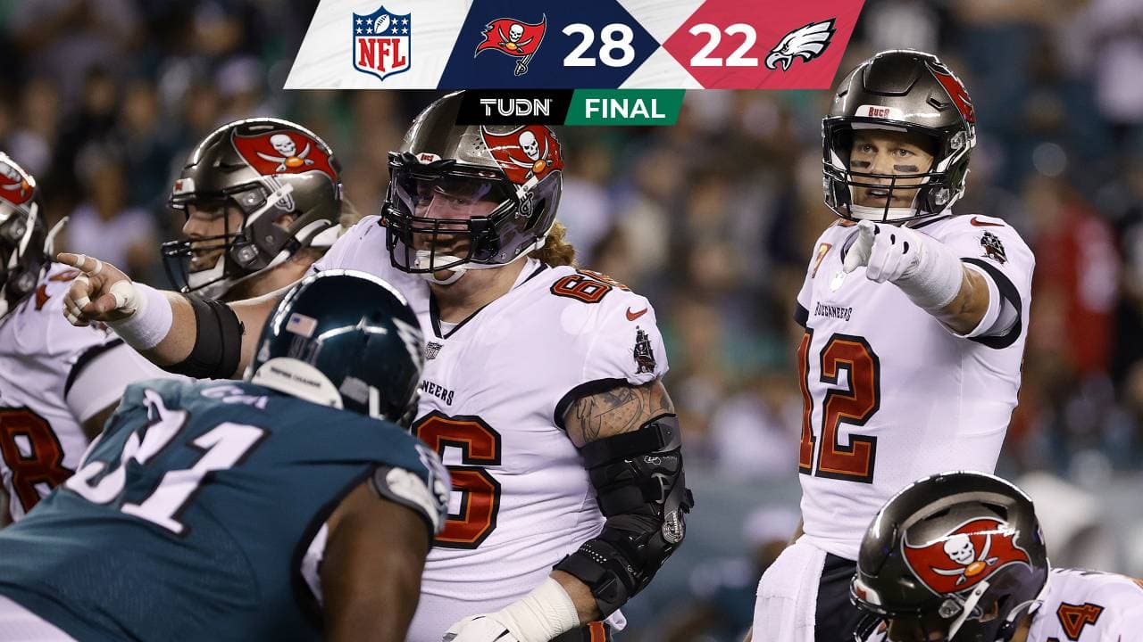 Tom Brady consigue su quinta victoria y Los Bucs son líderes