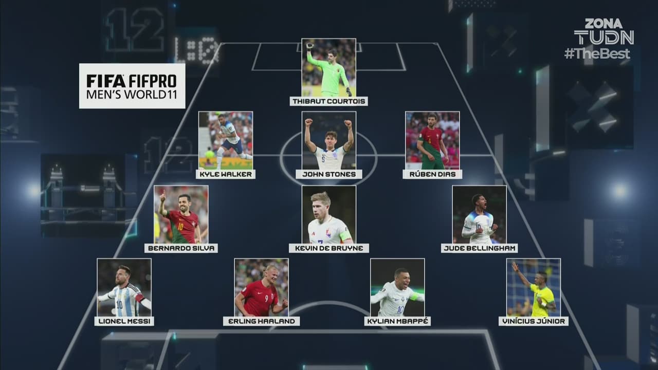 Ellos son los ganadores al The Best por ser el 11 Ideal de la FIFA