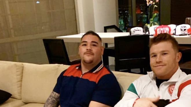 Andy Ruiz Jr confirma interés de entrenar con el Team Canelo