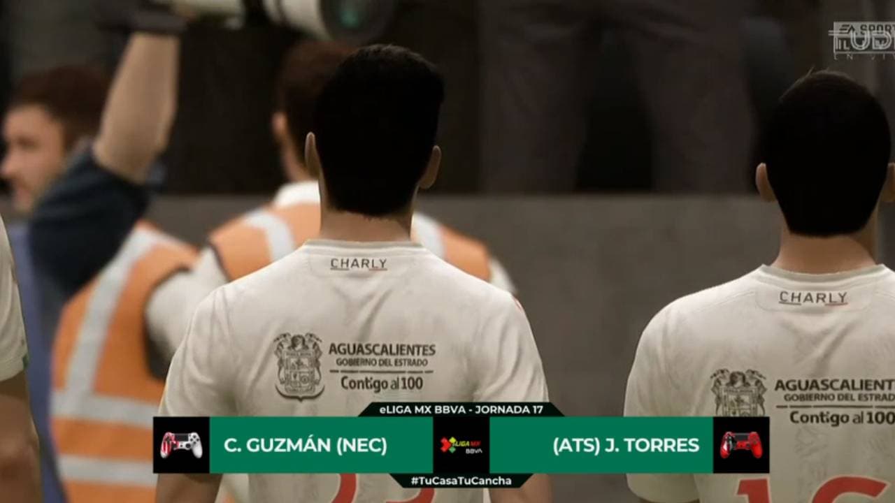 Carlos Guzmán cayó por la mínima ante Jairo Torres y por el momento los rojinegros son octavos en la tabla general del futbol virtual.